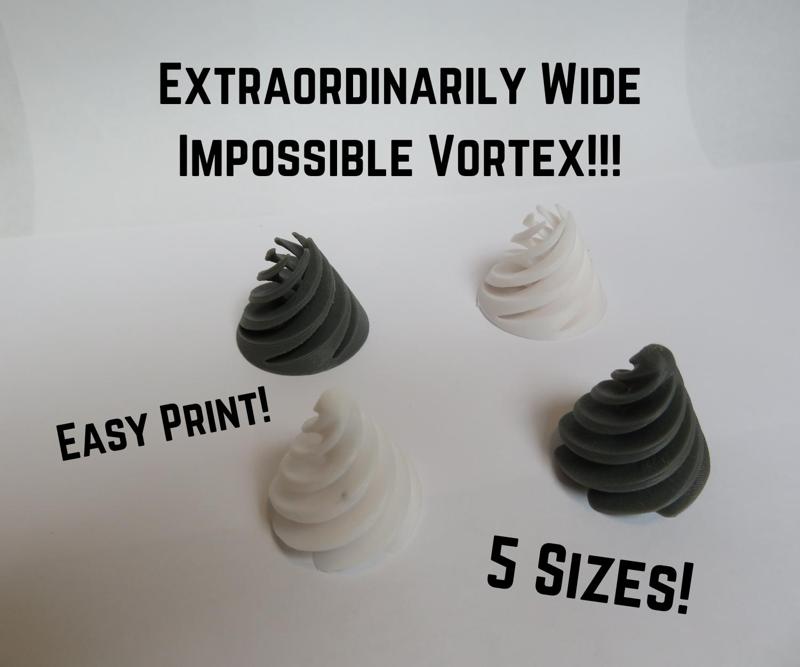 Extraordinarily-Wide Impossible Vortex