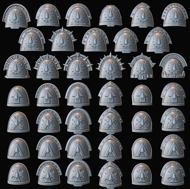 Flesh Rippers Shoulder Pads Set