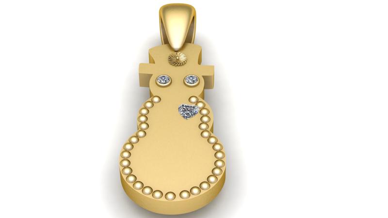 PENGUIN PENDANT 3D PRINTABLE MODEL