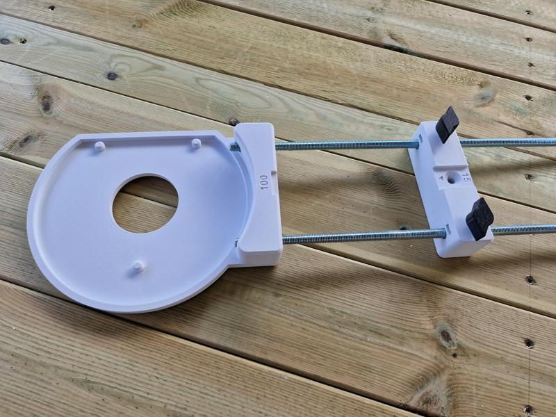 Bosch router large circle jig