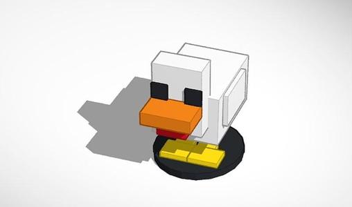 Minecraft chicken