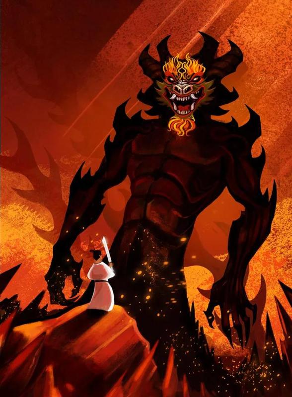 Samurai Jack AKU (Samurai Helmet)   