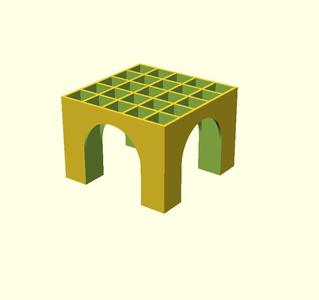 A square holder table 4