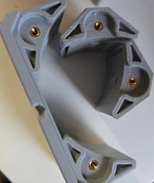 Cable Spool Holder Gridfinity for M3-Screw Heat-Inserts   