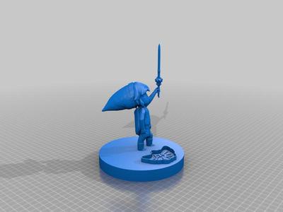 Legend of Zelda: The Wind Waker: Link with Master Sword