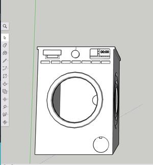 Washing machine pen pot