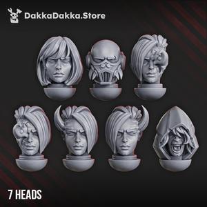 Unholy BFG Heads Set x7