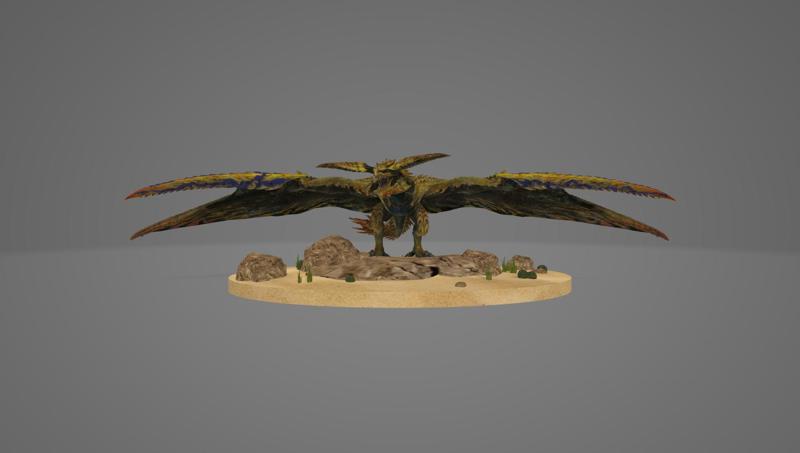 MONSTER HUNTER KING DAU FIGURE