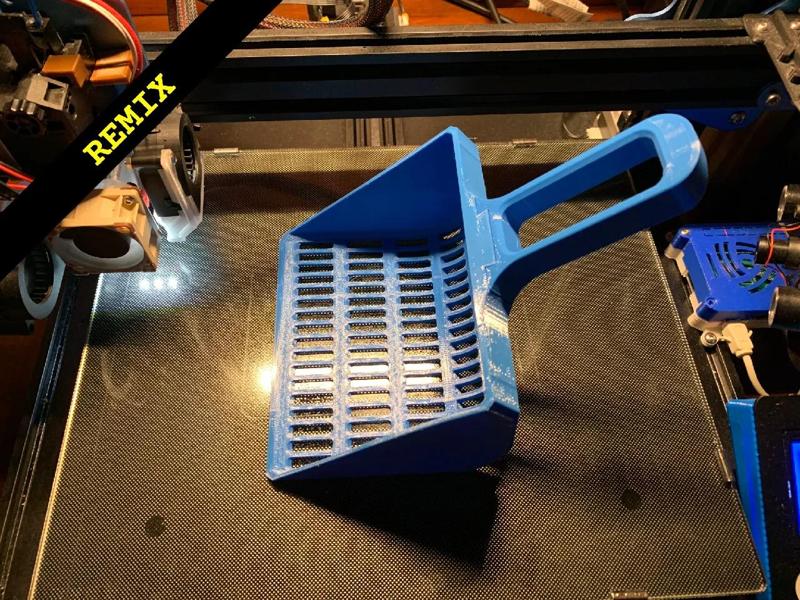 widened litter scoop 134 & 148 mm   