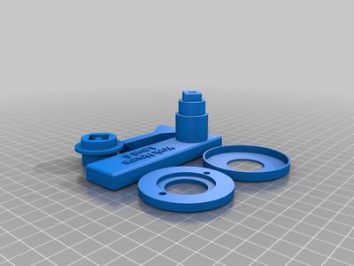 Temporary removable handle 