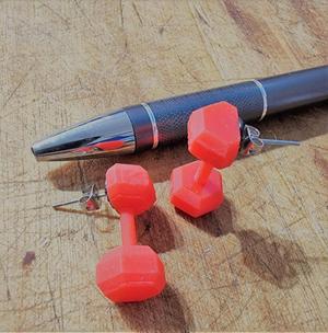 Dumbbell Earring