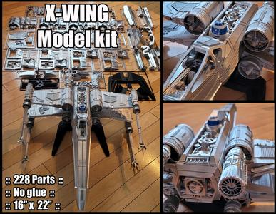 X-WING Model Kit STL files 228 parts