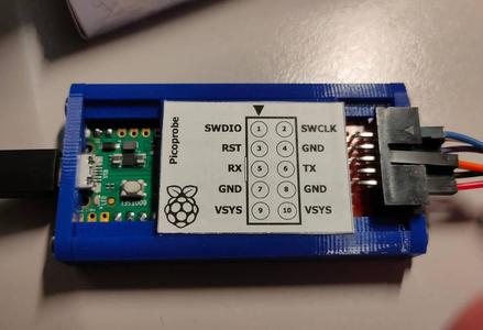 Raspberry Pi Picoprobe enclosure - no glue