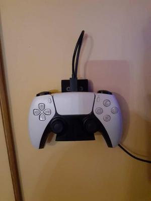 PS5 Controller Wall Mount with Charge Cord Channel
