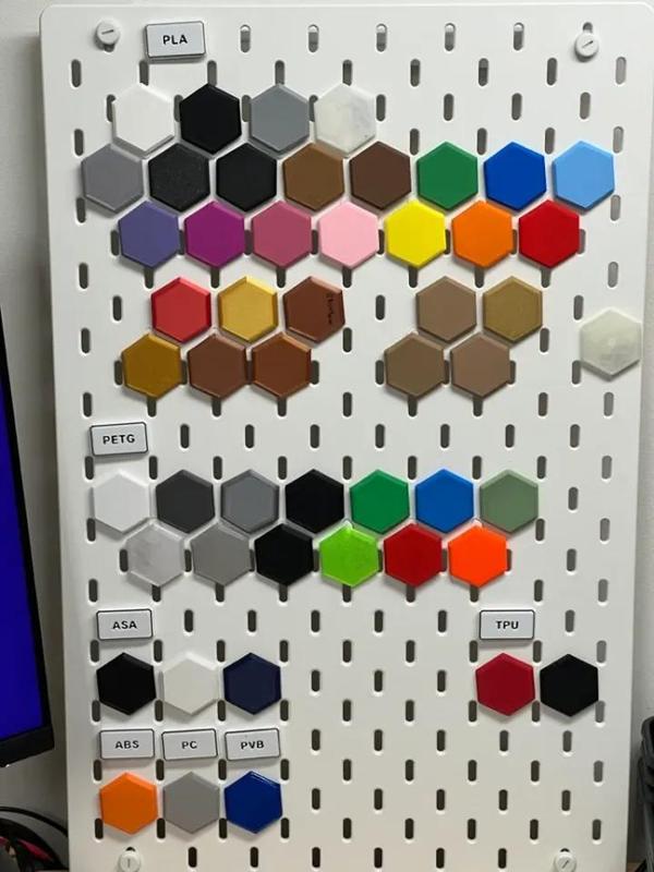 Skadis Filament Swatches plus Labels   