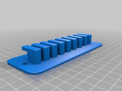 Wall mounted USB cable management