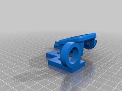 Creality Volcano Hotend Mount & Part cooling using stock heatsink and heatbreak with EZABL