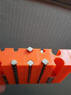Magnet Holder for 5mm cubic magnets   