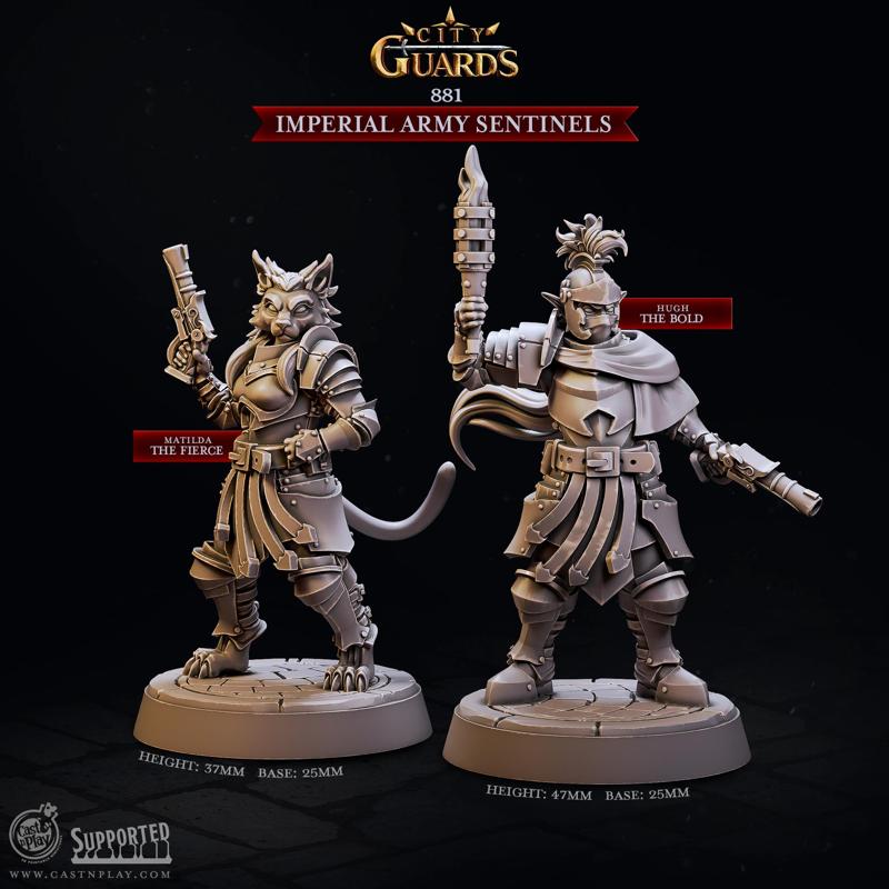 Imperial Army Sentinels (Pre-Supported) | Cast n Play