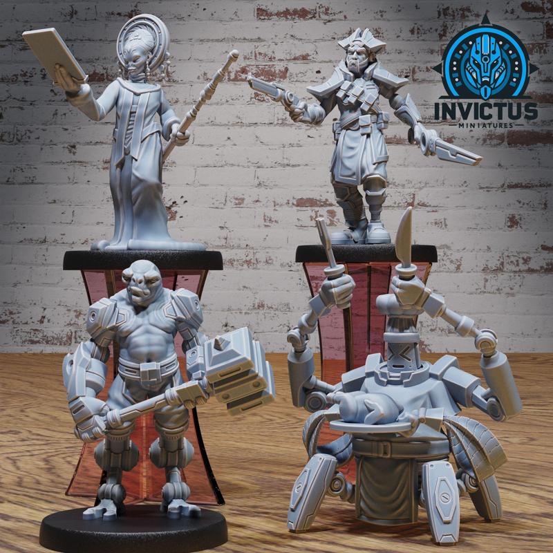 Neo Pirate Set / Alien Ship Warrior / Space Assassin Crew / Cosmic Bandit / Invasion Headhunter / Cyberpunk Fighter / Trooper Attack / Evil Settler / Sci-Fi Encounter