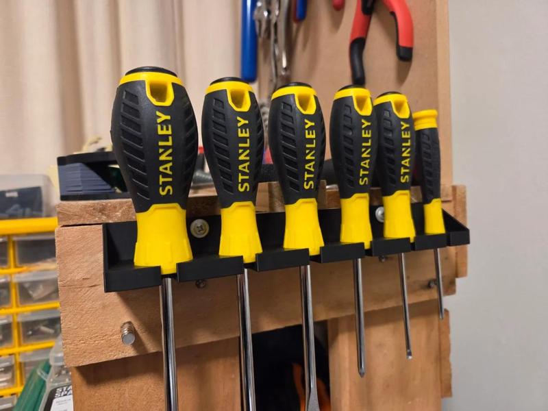 Stanley 6 Piece Screwdriver Set Holder   