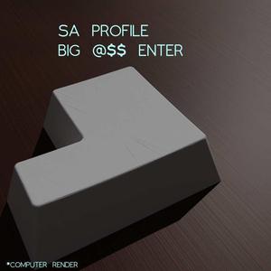 Big Ole' Enter (J enter / BAE / reverse L Enter) Keycap - SA profile - Alps Mount