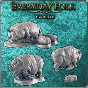 Pigs - SUPPORT FREE - Everyday Folk
