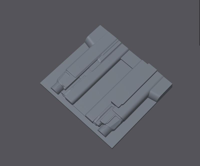 SHALOTEK FLEX 365 XXLC P365 XL + THUMB THROTTLE + TLR-7 HL-X SPLIT VACUUM HOLSTER MOLD