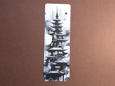 Temple Japanese Minimalist Bookmark