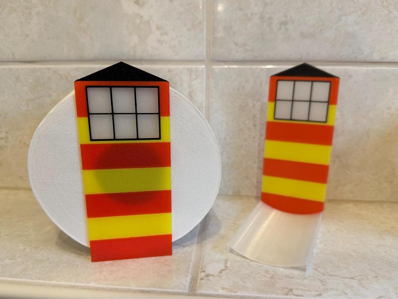 Lighthouse Pilsum Ostfriesland toilet paper roll holder
