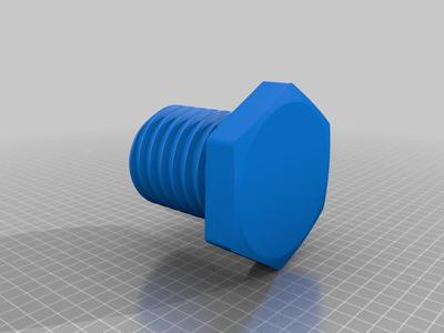 Nut and bolt pencil holder