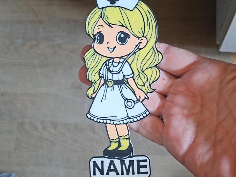 Customizable Nurse Name