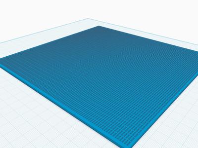 1mm hole size grid / mesh plate