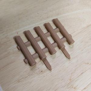 Mini wood fence