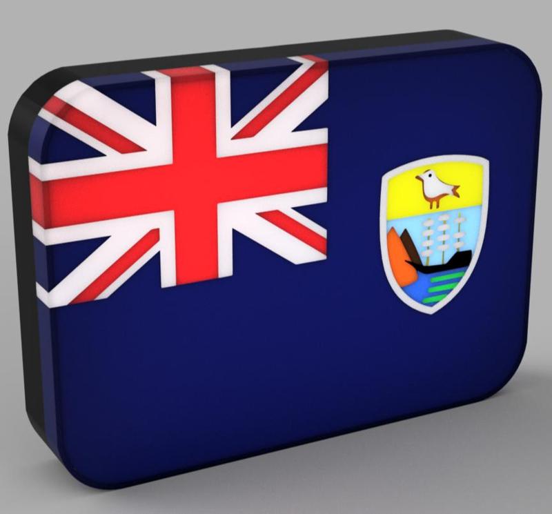 World Flags - Saint Helena LED Lamp