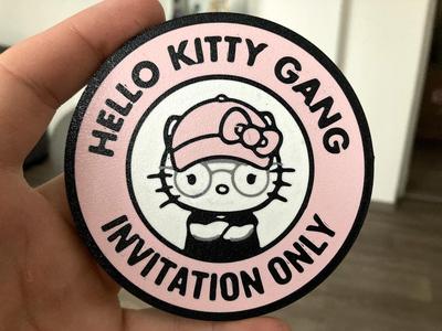 Hello Kitty coaster