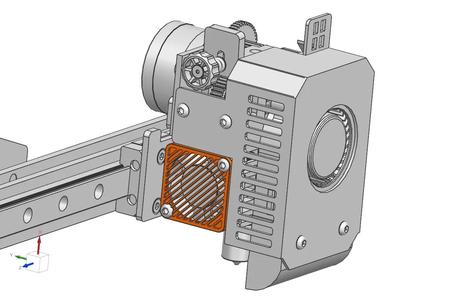 Kingroon KP3s Pro V2  throat tube cooling fan protective cover   