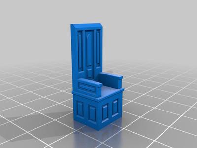 Gothic - Gothic Dining Chair - Stone Skull Studios