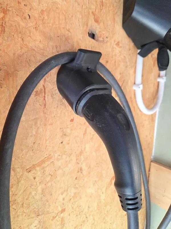 EV Type 2 - Charger Plug Holder - Normal to Wall Type   