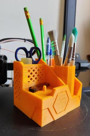 Desktop Organizer with hidden compartment   