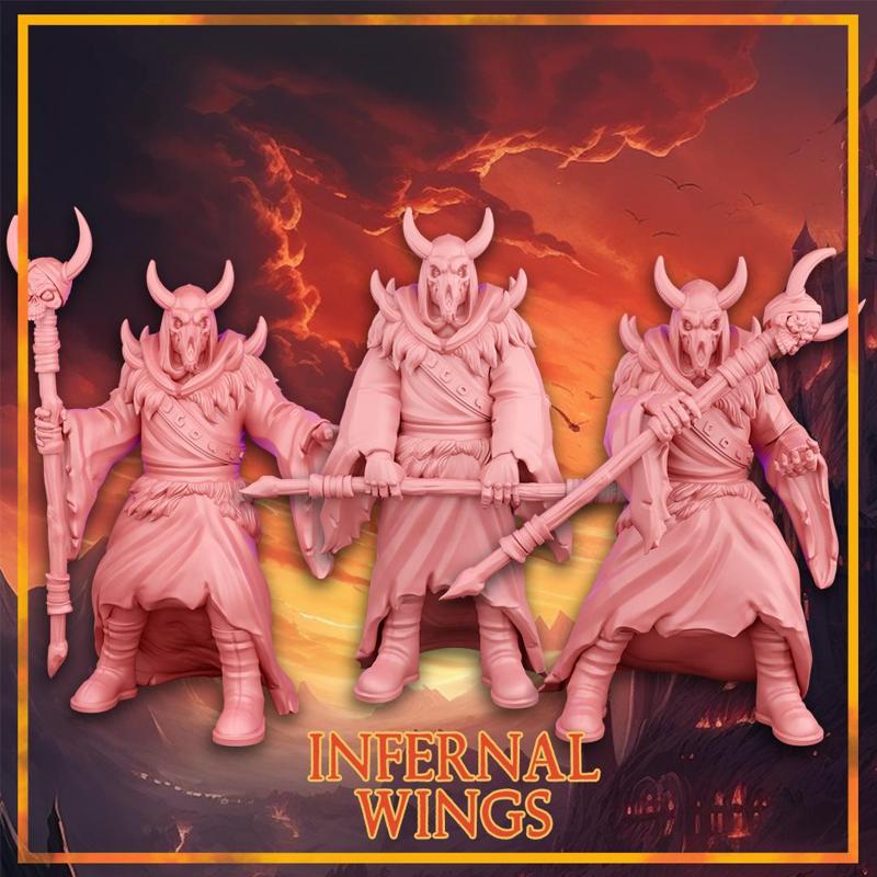 Skullhorn Ossomancers x3