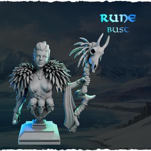 Rune bust from Ladies of the North (Vikings)