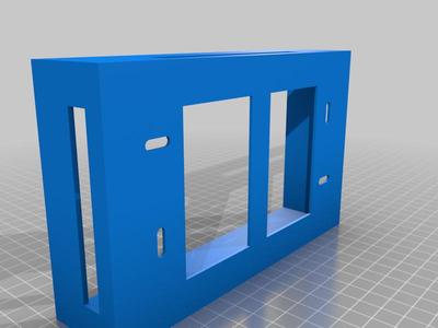 Raspberry Pi Display Flush-Mount wall case