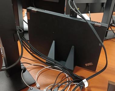 Vertical laptop stand   