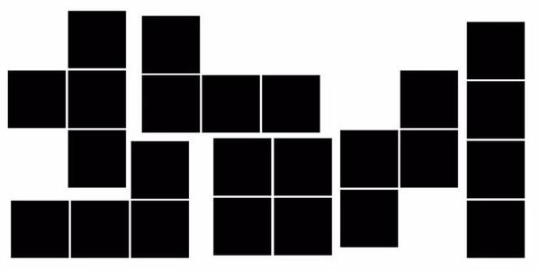 Tetris stencil