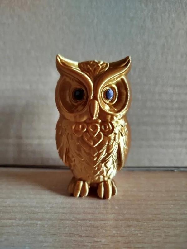 Ornament Gold Owl   
