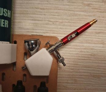 Ikea Skadis Support for airbrush infinity cr plus