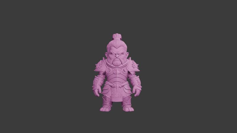 3D Mini Warrior-3
