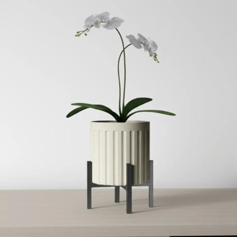 5 Modern Flowers Pot & Desk Organizer Set – Optional Legs, Unique Designs, Multi-Use   