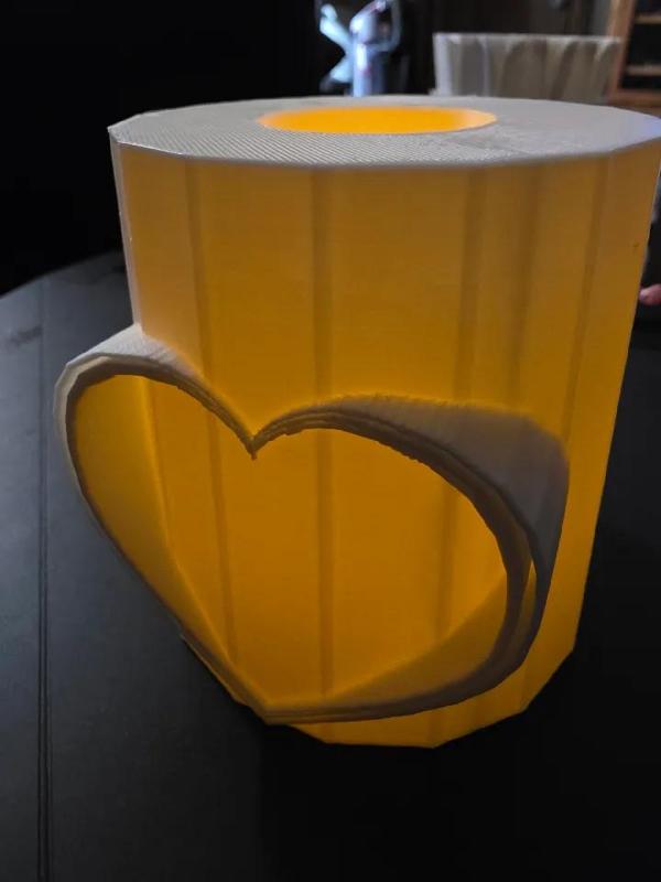 Heart tea light holder   
